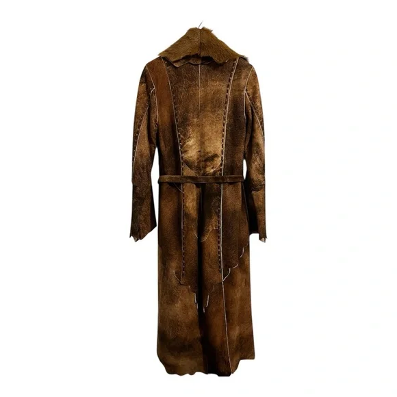 Penny Lane Rodeo-Ready Vintage Levinson
Leather Coat - NFR Statement Piece - Picture 2 of 15